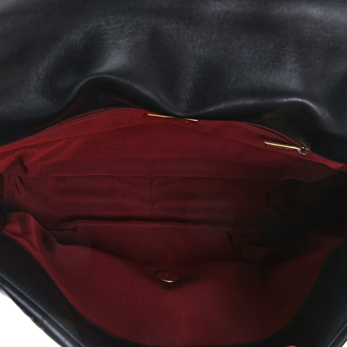 Goatskin Quilted Maxi Chanel 19 Flap Black