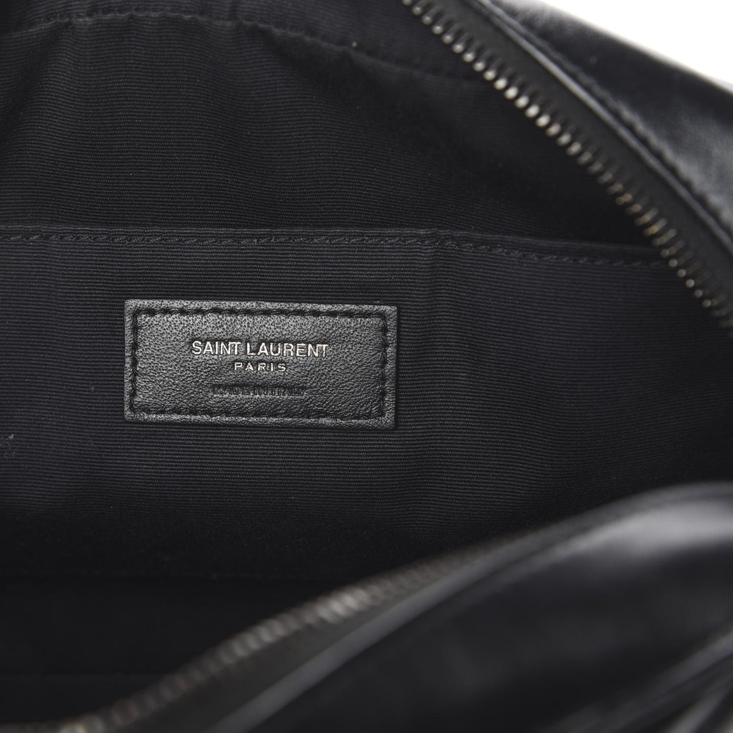 Calfskin Matelasse Monogram Lou Camera Bag Black