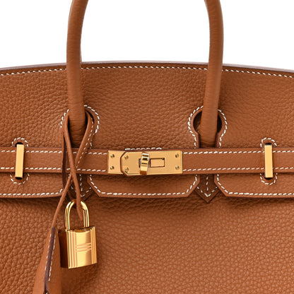 Hermes Togo Birkin 25 Gold 8 of 11
