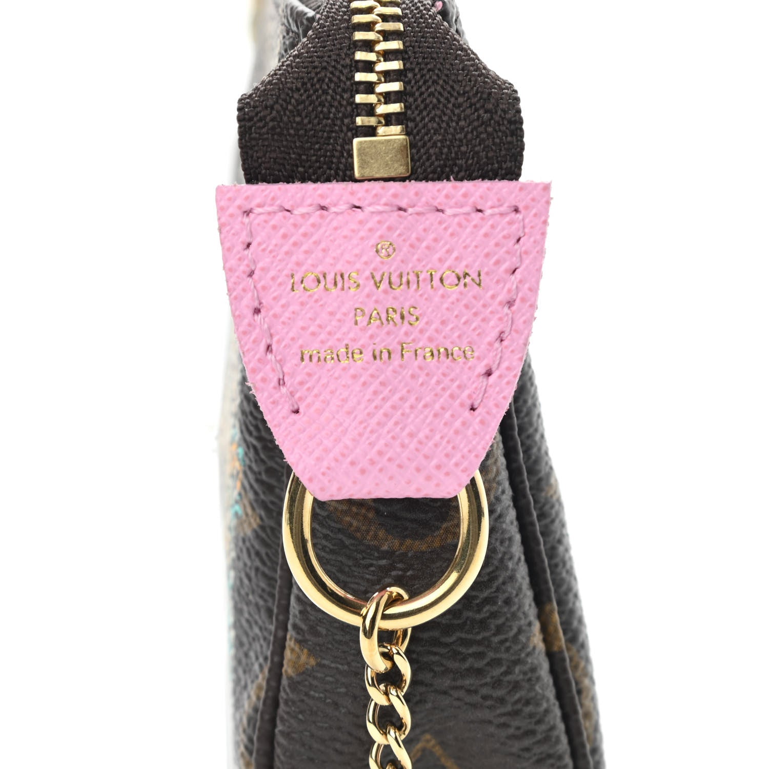 Louis Vuitton Monogram 2022 Christmas Animation Paris Mini Pochette Accessories Pink 5 of 6