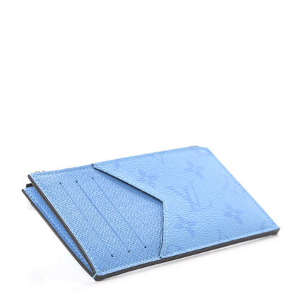 Louis Vuitton Taigarama Coin Card Holder Blue Lagoon 3 of 5
