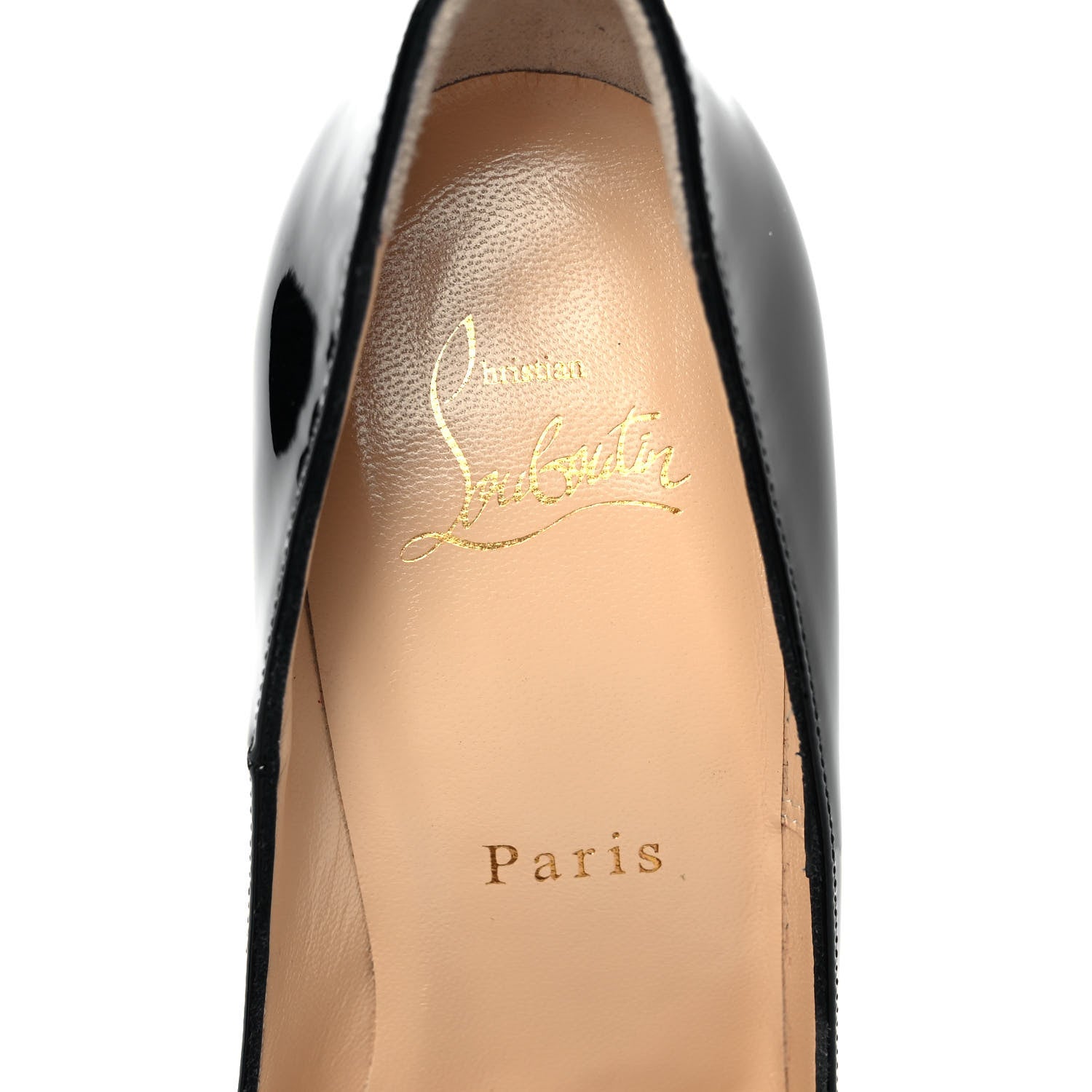 Christian Louboutin Patent Pigalle 100 Pumps 37 Black 7 of 7