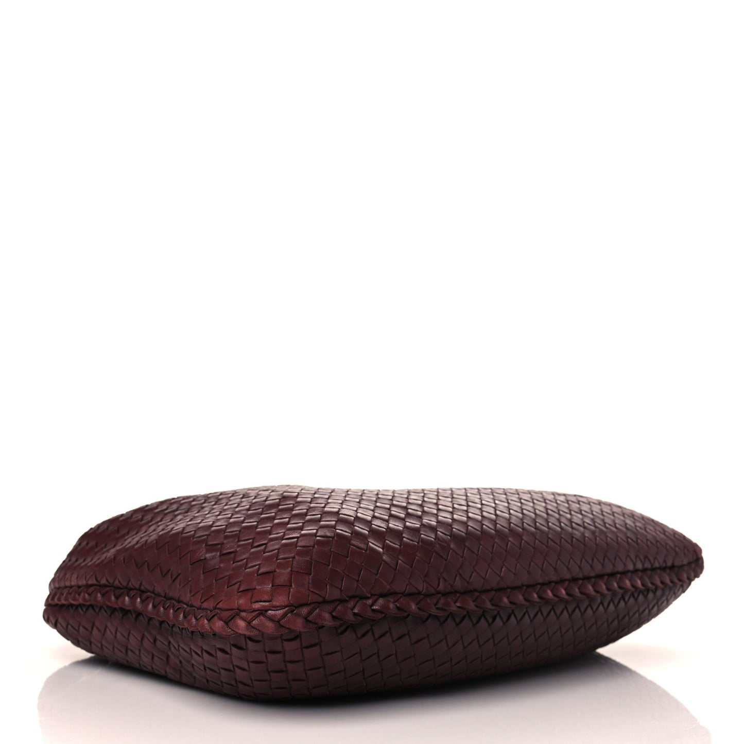 Intagli Intrecciato Large Veneta Hobo Dark Red