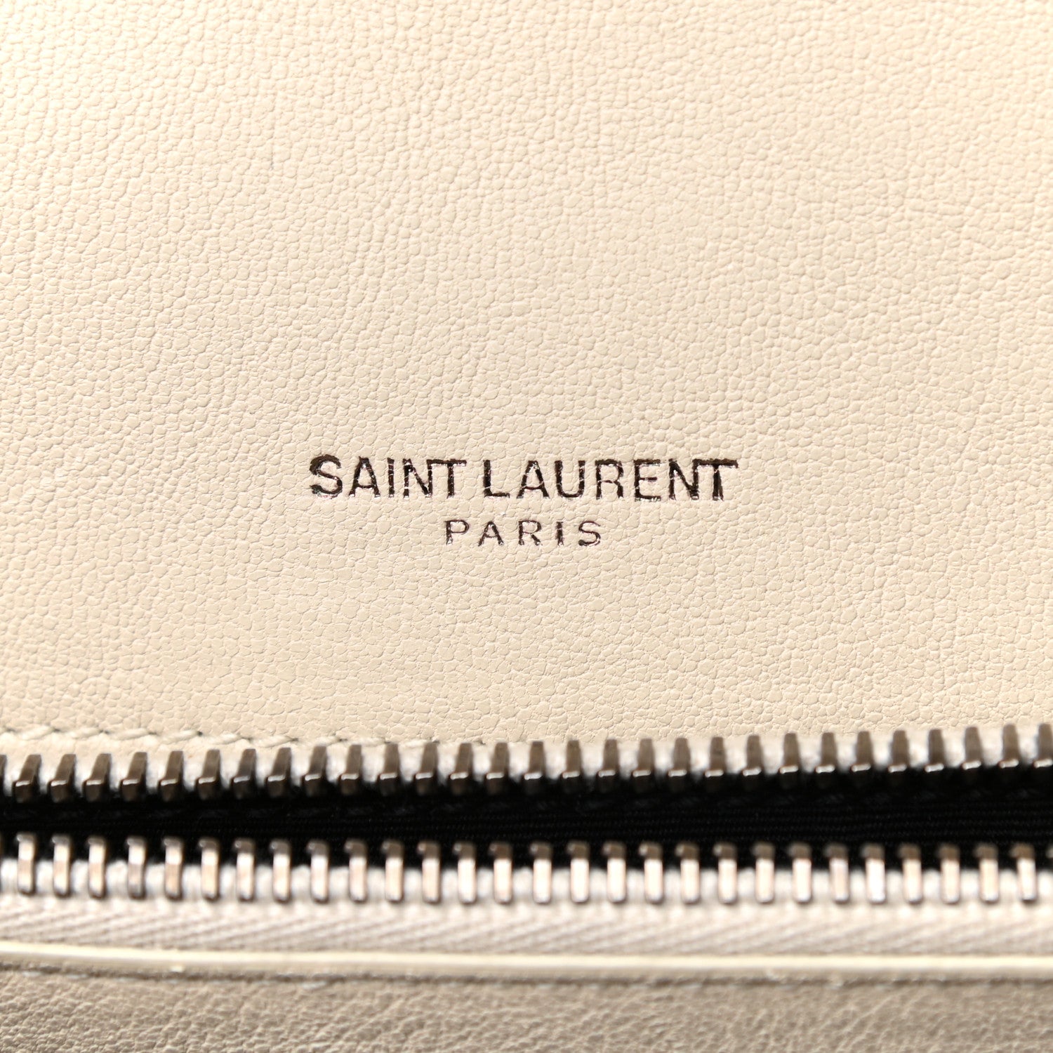Saint Laurent Sheepskin Matelasse Chevron Monogram Medium College Bag Vintage Blanc 6 of 13