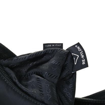 Prada Tessuto Nylon Mini Re-Edition 2000 Bag Black 7 of 13