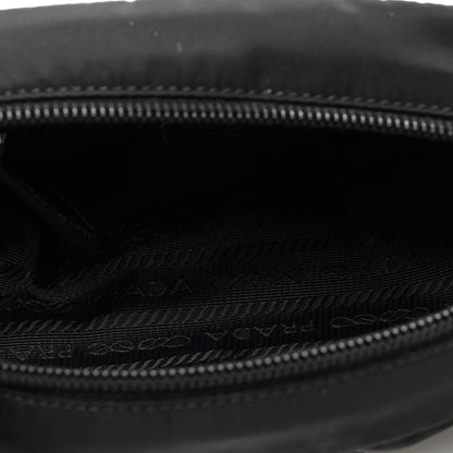 Prada Tessuto Nylon Vela Saffiano Wristlet Black 5 of 6