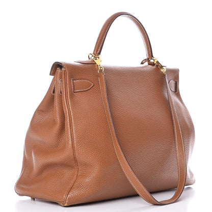 Hermes Fjord Kelly Retourne 40 Gold 4 of 41