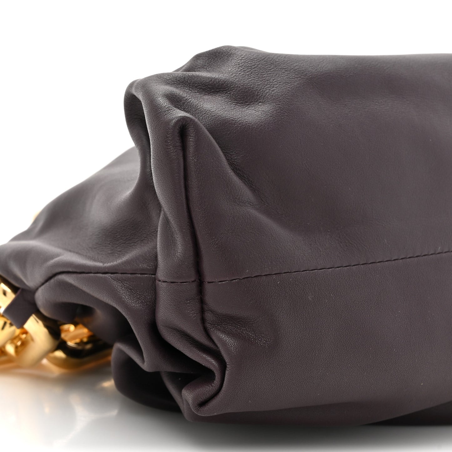 Calfskin The Pouch Chain Grape