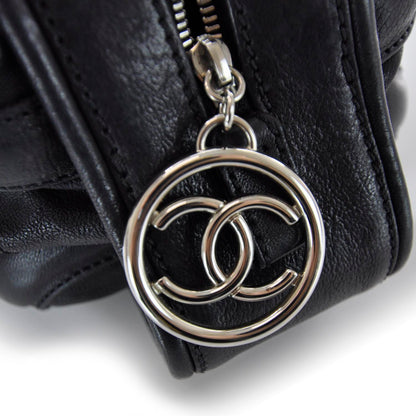 Chanel Leather Outdoor Ligne Bowler Black 5 of 8