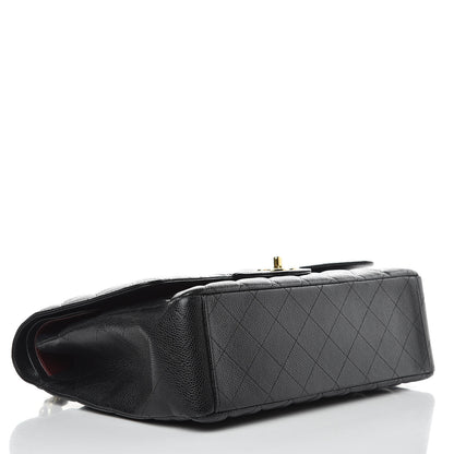 Chanel Caviar Quilted Maxi Double Flap Black 4 of 9