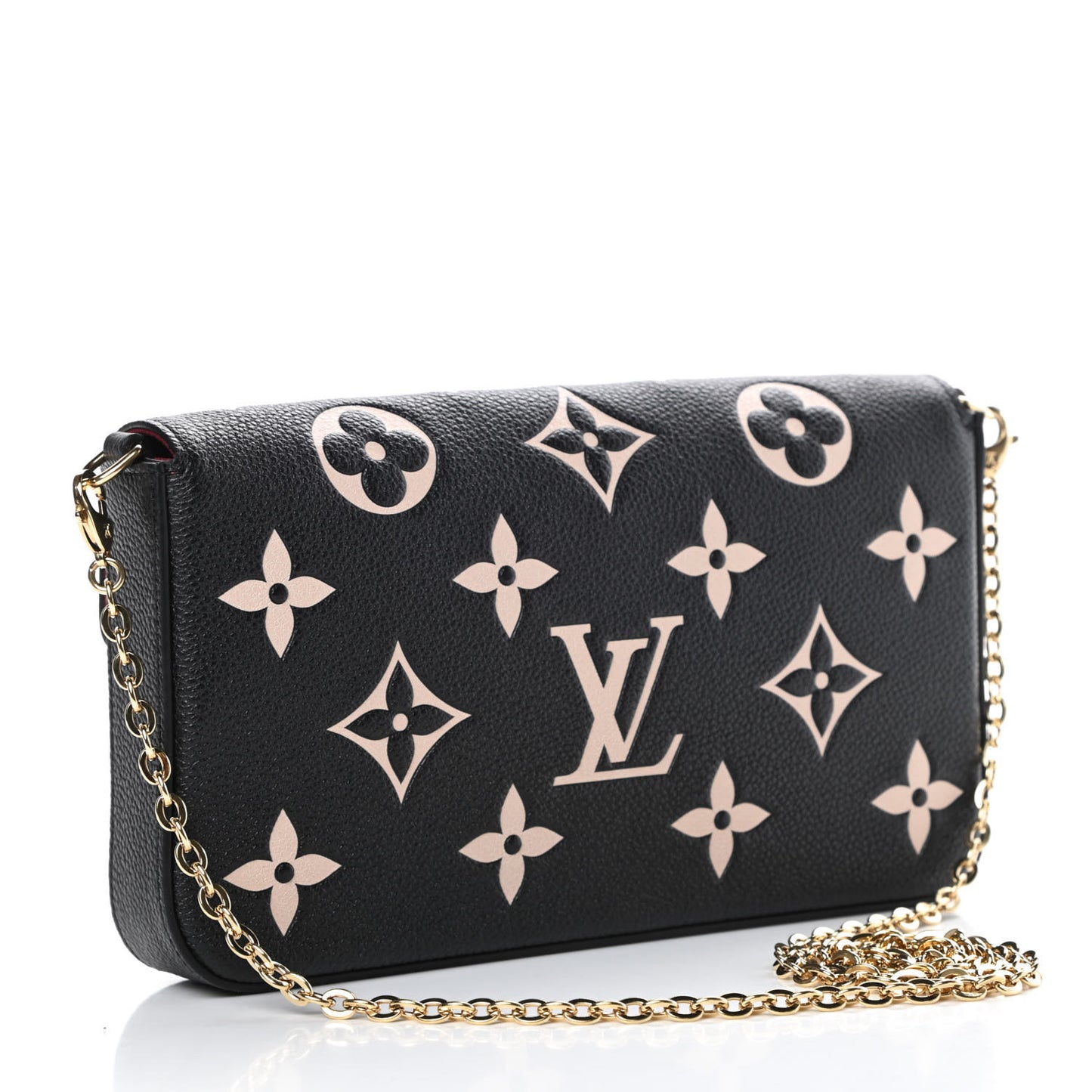 Empreinte Monogram Giant Felicie Pochette Black Beige
