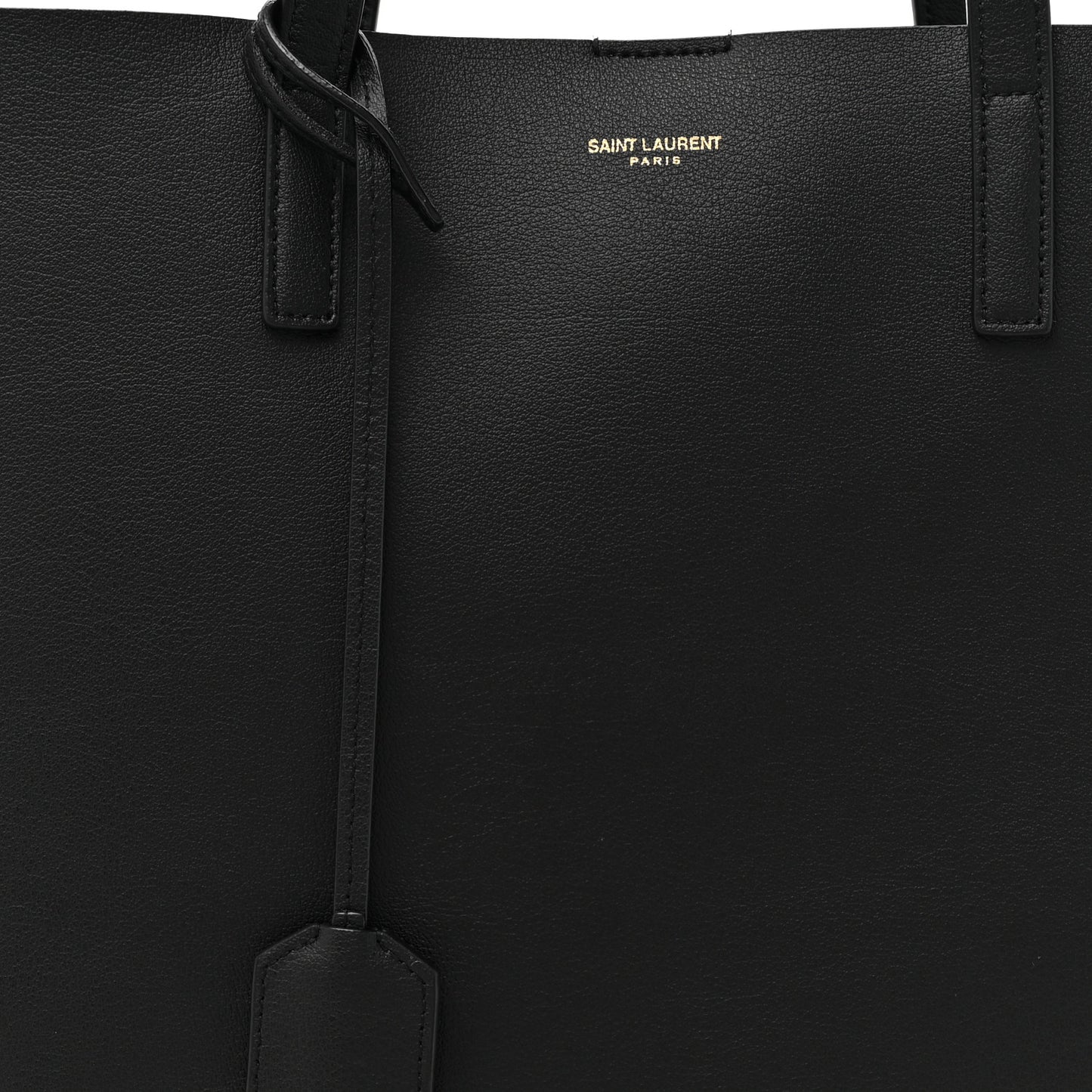 Calfskin Large Shopping Tote Black