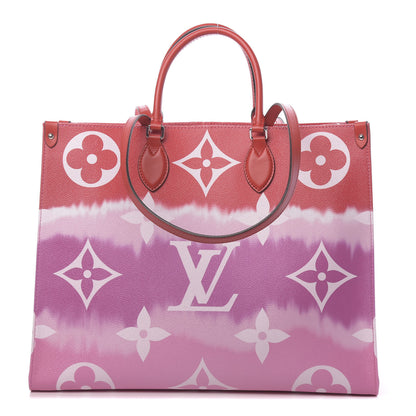 Louis Vuitton Monogram Escale Onthego GM Rouge 1 of 10