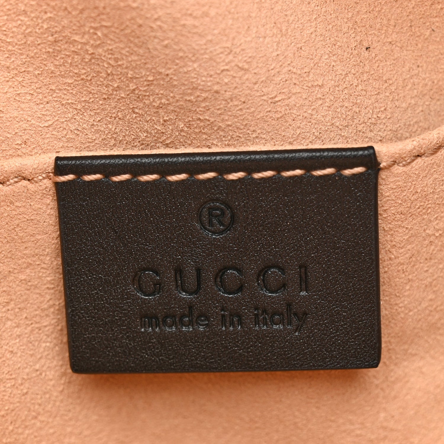 Gucci Calfskin Matelasse GG Marmont Belt Bag 85 34 Black 6 of 14