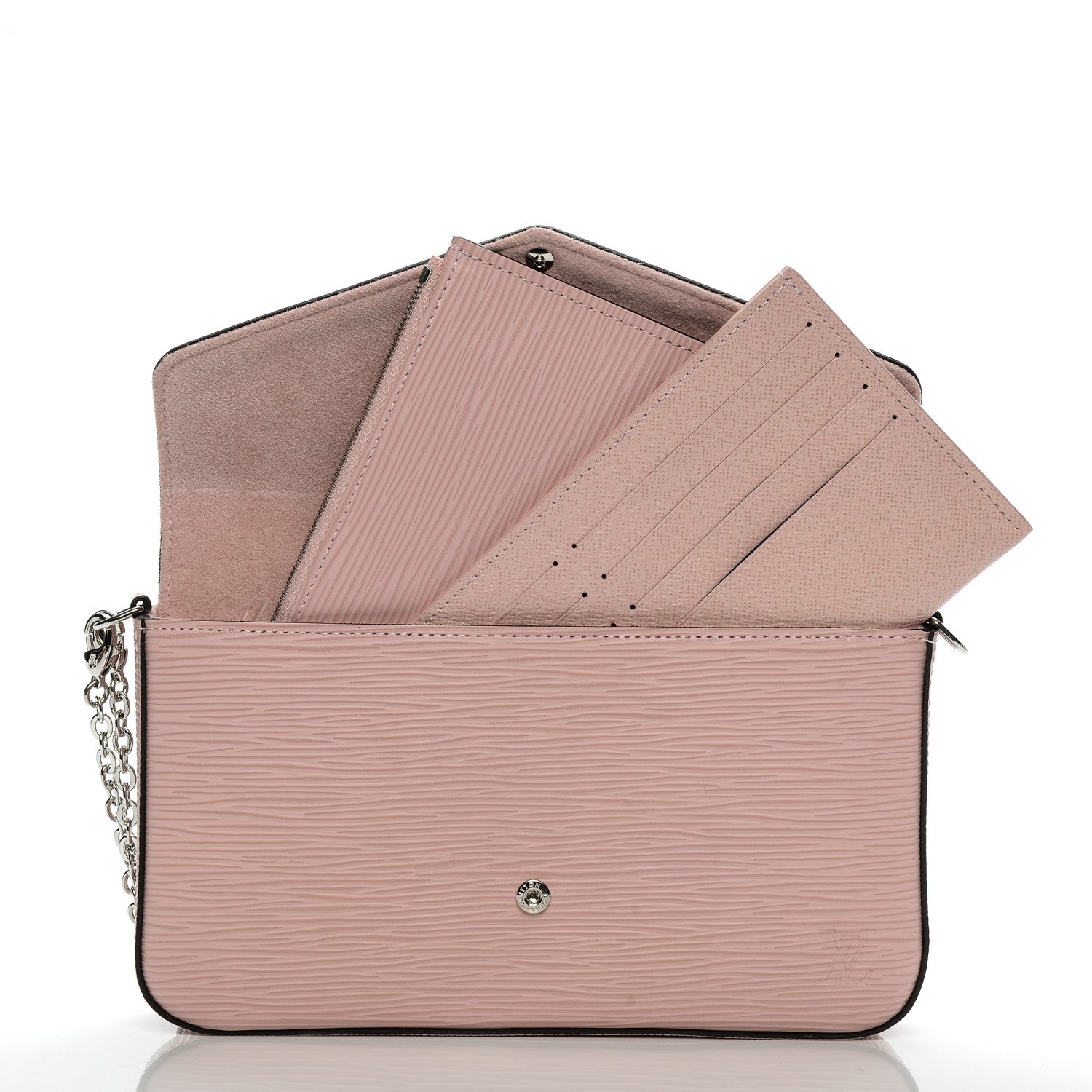 Louis Vuitton Epi Pochette Felicie Rose Ballerine 10 of 10
