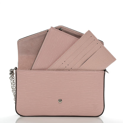 Louis Vuitton Epi Pochette Felicie Rose Ballerine 10 of 10