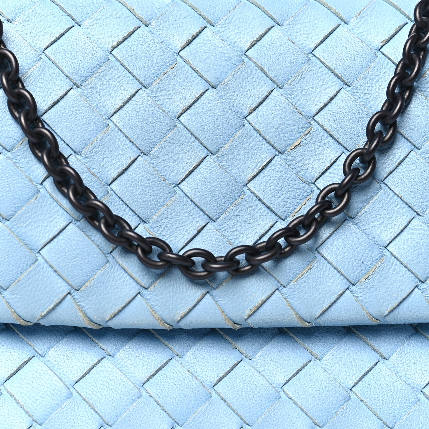 Bottega Veneta Nappa Intrecciato Small Chain Crossbody Ciel 8 of 13
