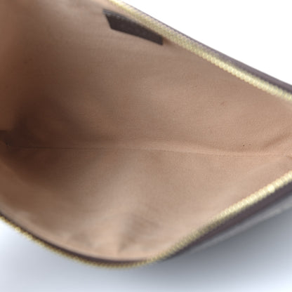 Gucci GG Supreme Monogram Large Ophidia Pouch Clutch Brown 5 of 11