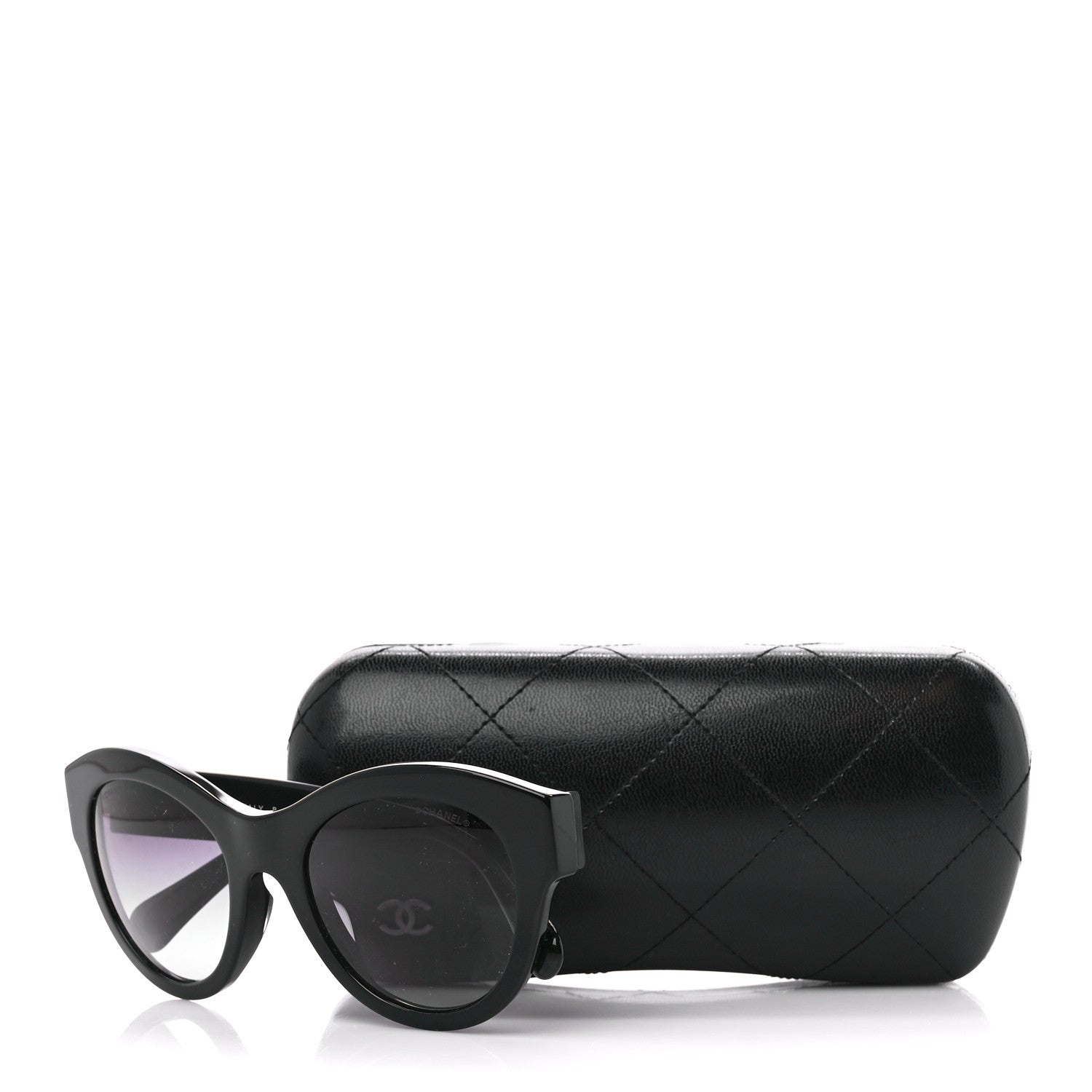Chanel Acetate Butterfly Sunglasses 5371 Black 8 of 8