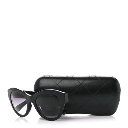 Chanel Acetate Butterfly Sunglasses 5371 Black 8 of 8