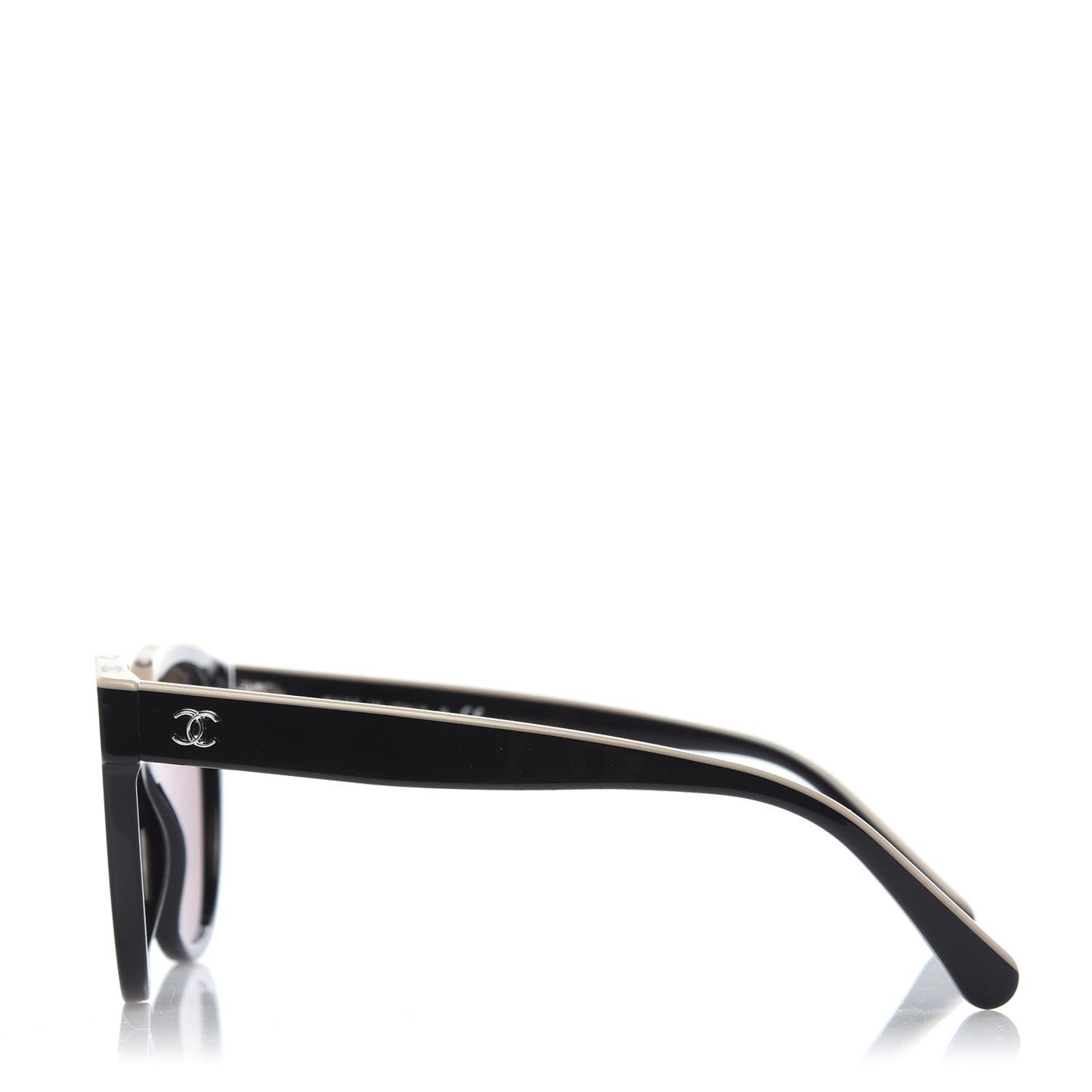 Acetate CC Butterfly Sunglasses 5414 Black Beige