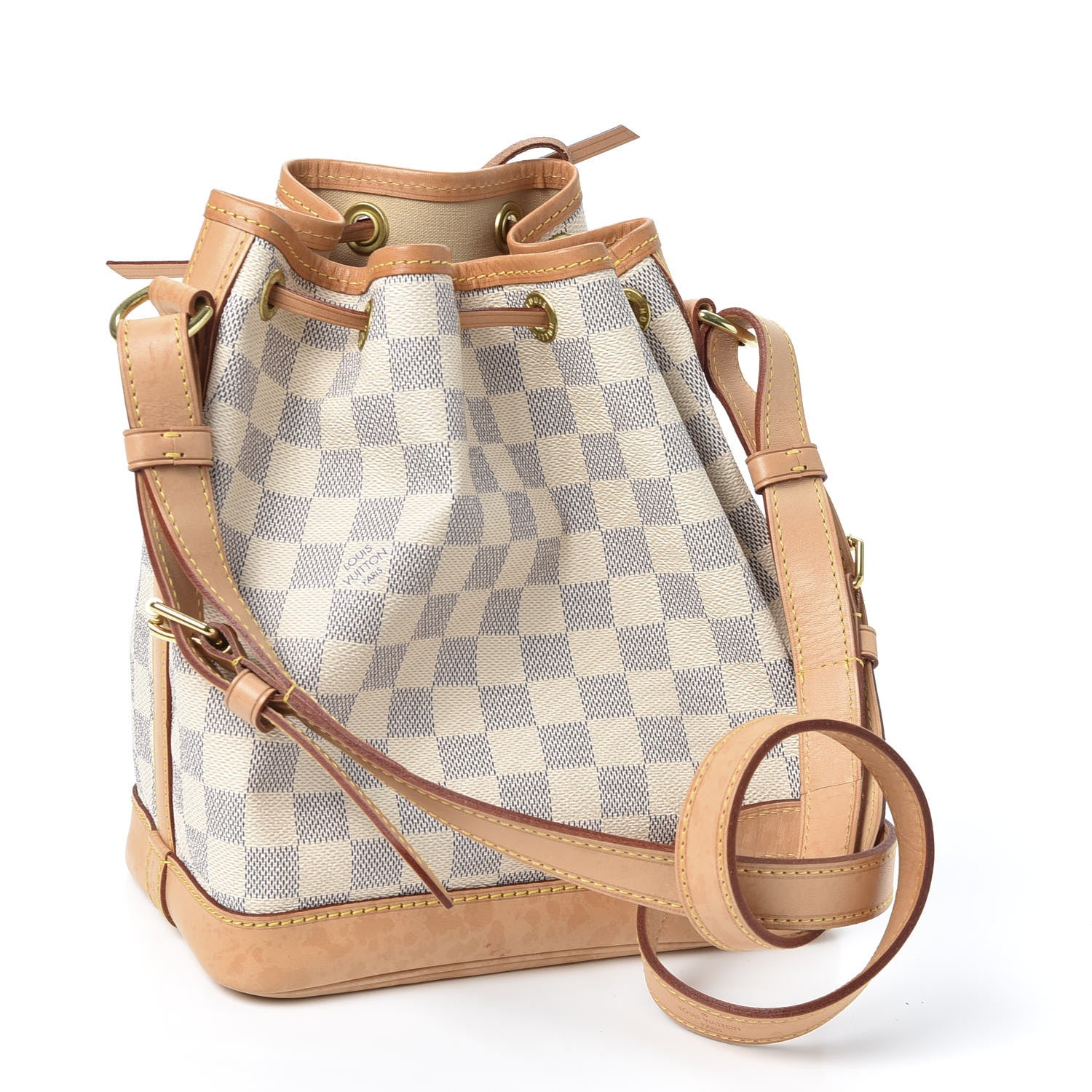 Louis Vuitton Damier Azur Noe BB 2 of 10