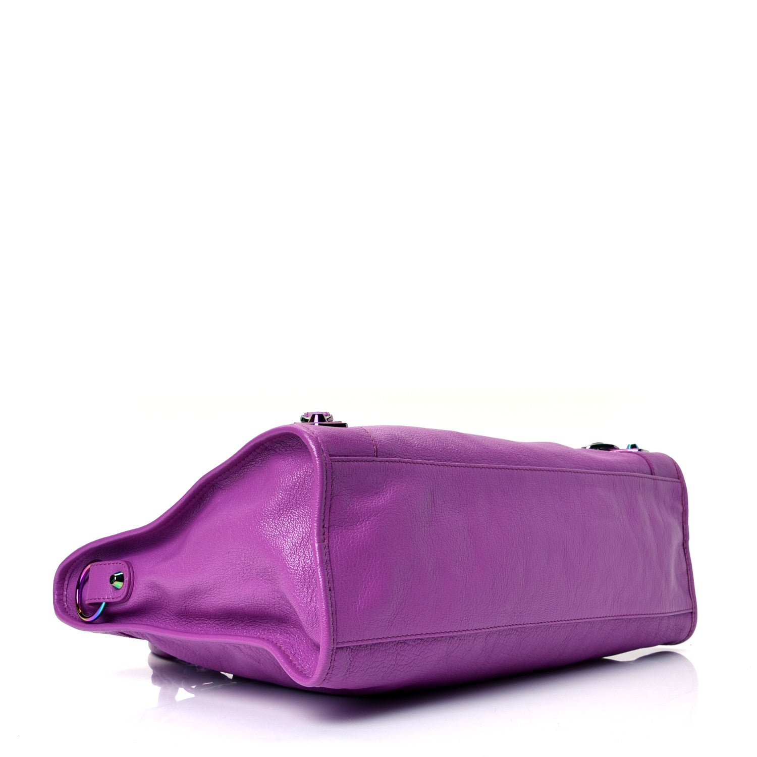 Balenciaga Chevre Iridescent Metallic Edge Hardware City Purple 2 of 4