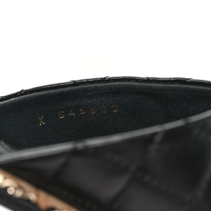 Chanel Lambskin Quilted Chain CC Sandals 39 Black 9 of 10