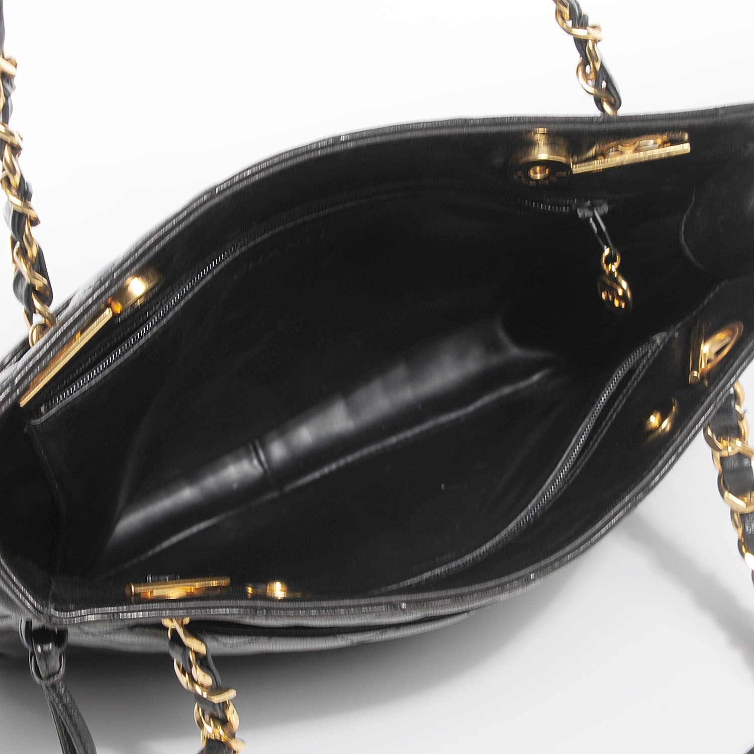 Chanel Lambskin Quilted Shoulder Bag Black 5 of 9