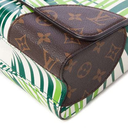 Louis Vuitton Monogram Palm Twist Shoulder Bag MM Vert White 4 of 9