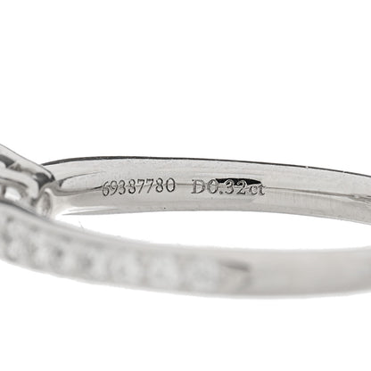 Tiffany Platinum Diamond .32ct Round Brilliant Harmony Engagement Ring 48 4.5 7 of 7