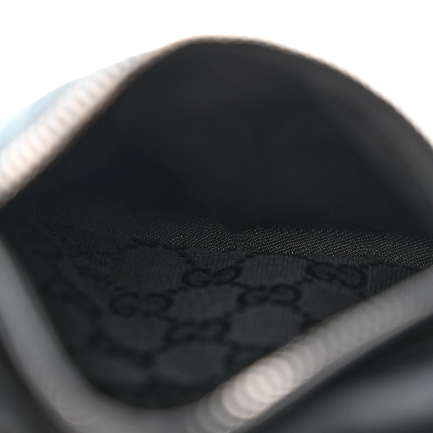 Gucci GG Monogram Web Double Pocket Belt Bag Black 6 of 12