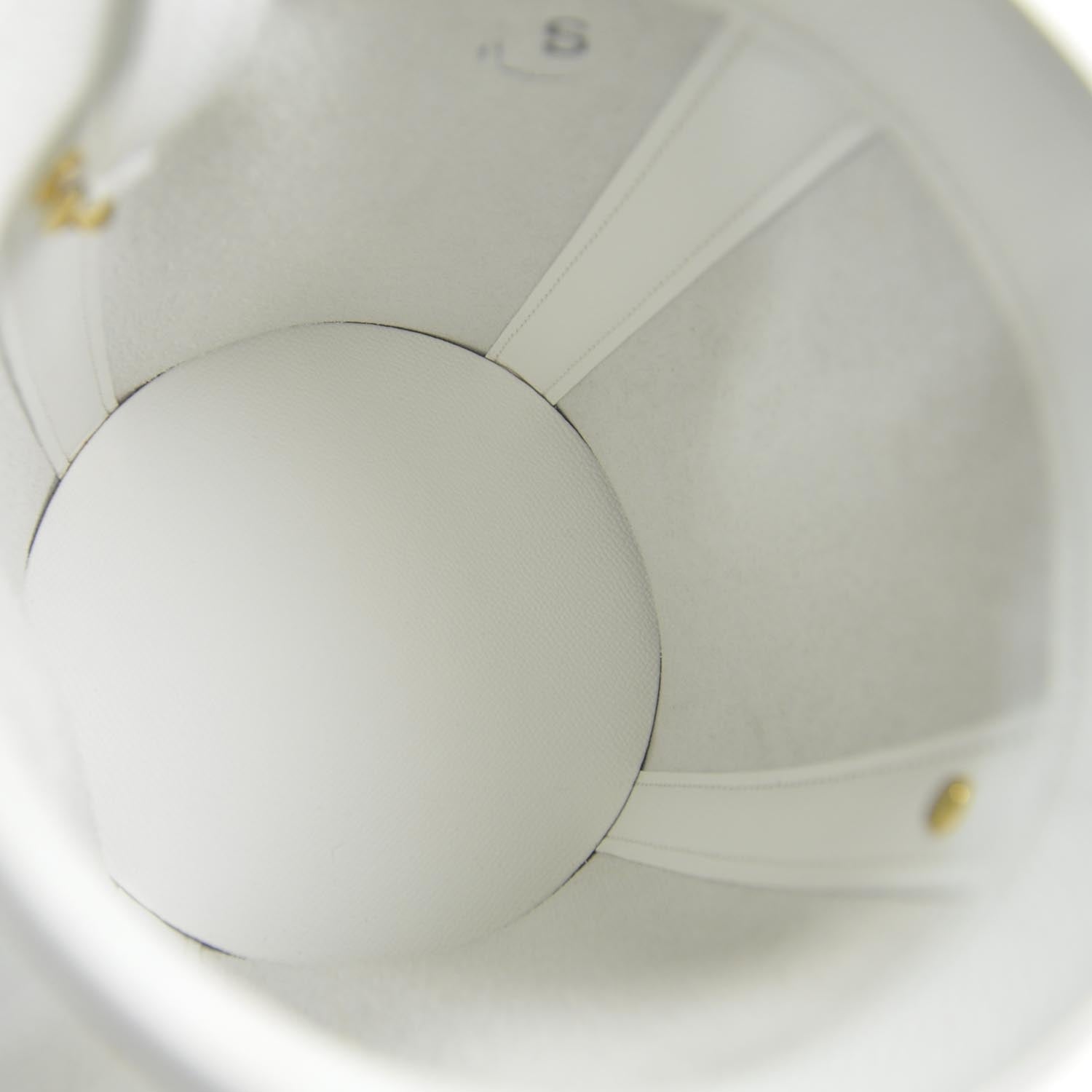 Hermes Courchevel Farming Bag Noir Blanc 6 of 8