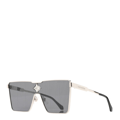 Louis Vuitton Metal Swarovski Crystal Cyclone Sunglasses Z1815U Silver 1 of 6