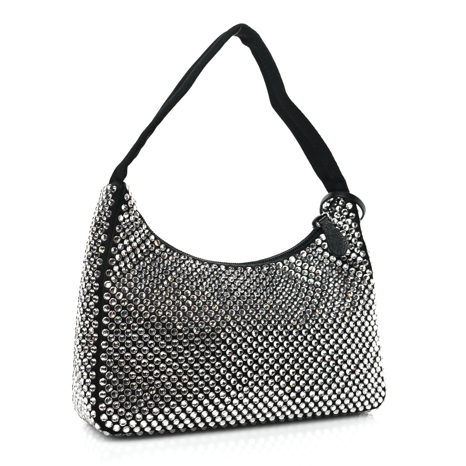 Prada Satin Crystal Mini Re-Edition 2000 Bag Cristal 2 of 7