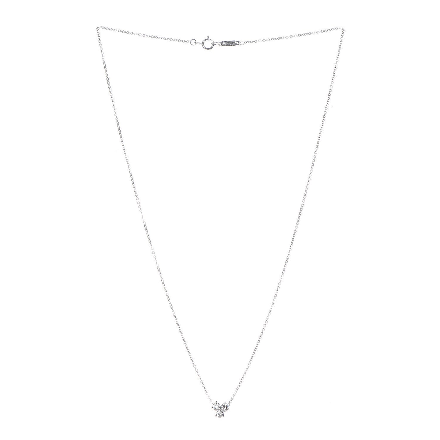 Platinum Diamond Aria Pendant Necklace