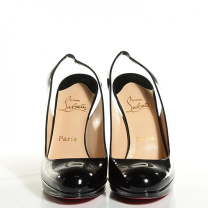 Christian Louboutin Patent Horatio 120 Pumps 40.5 Black 2 of 14