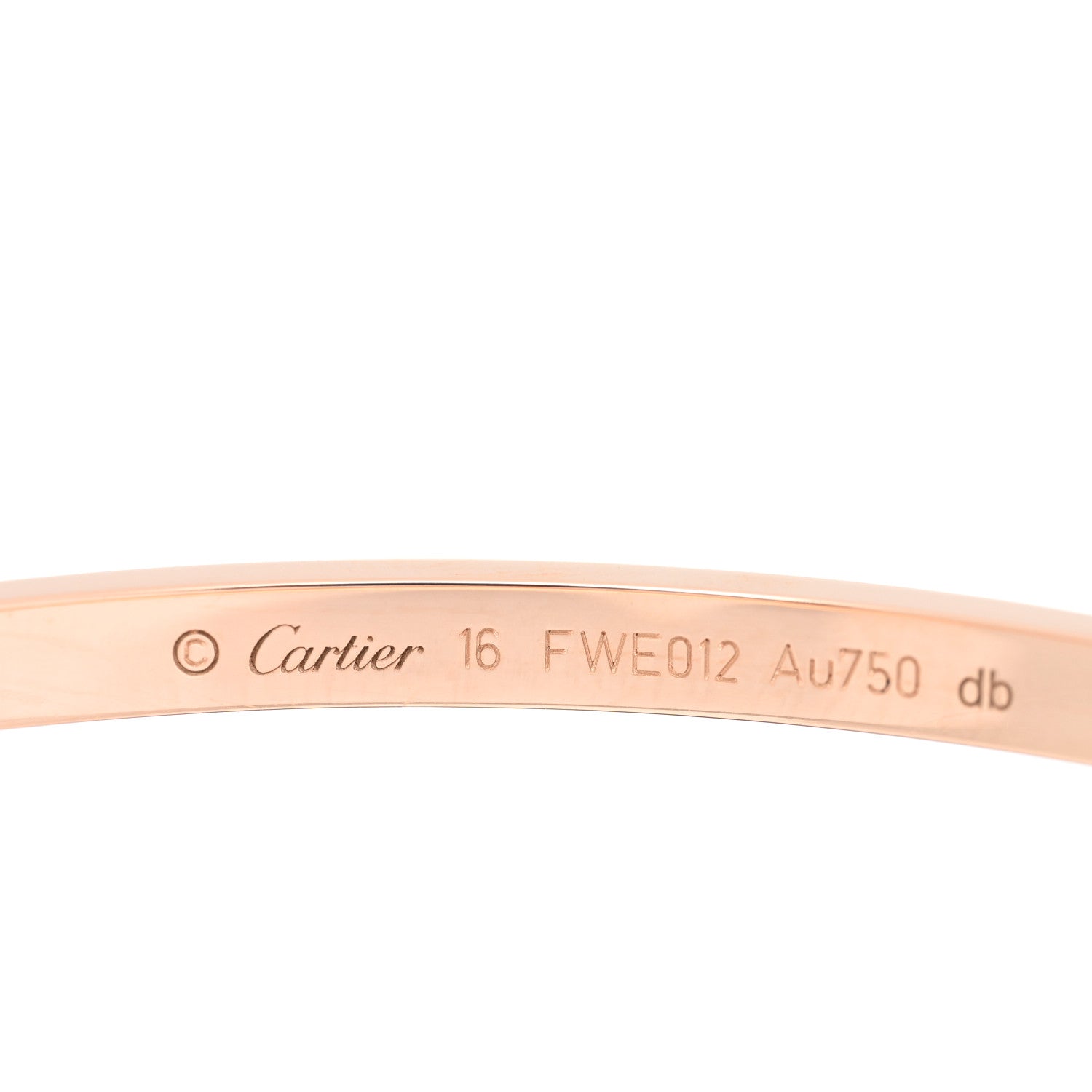 Cartier 18K Pink Gold Small LOVE Bracelet 16 3 of 5