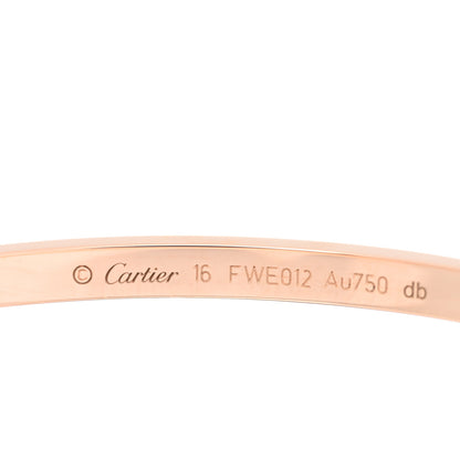 Cartier 18K Pink Gold Small LOVE Bracelet 16 3 of 5