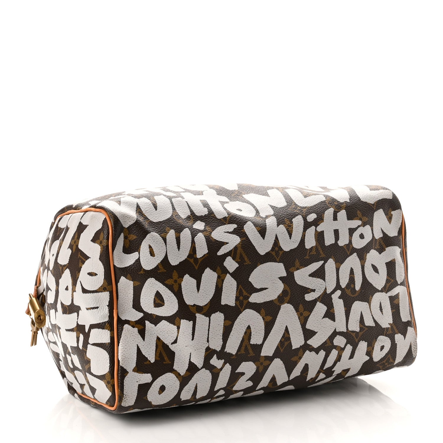Louis Vuitton Monogram Graffiti Speedy 30 Silver 4 of 10