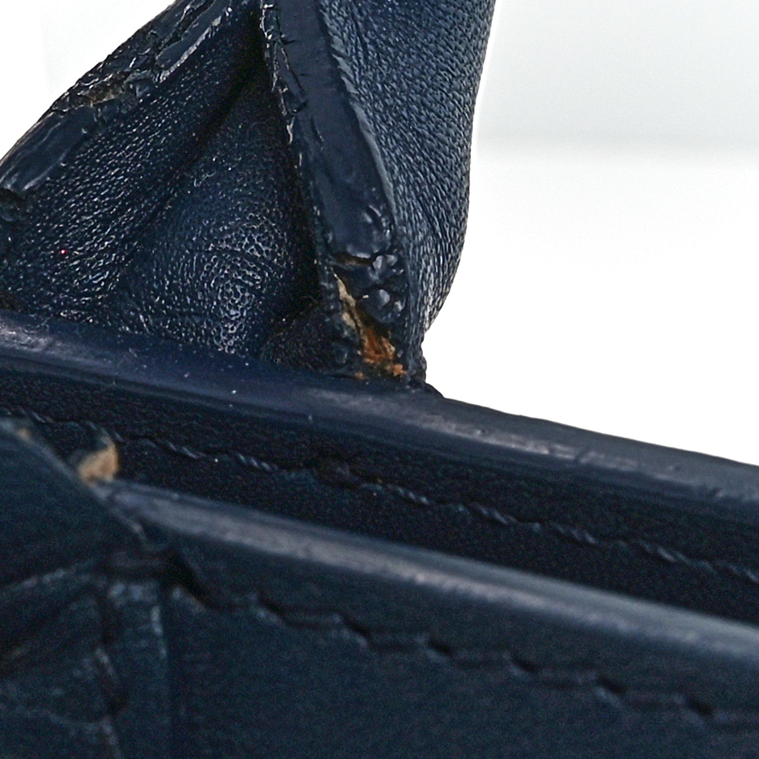 Chanel Aged Calfskin Quilted Be CC Tote Blue 11 of 12