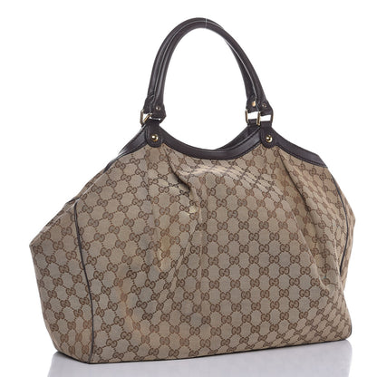 Gucci Monogram Large Sukey Tote Dark Brown 3 of 24