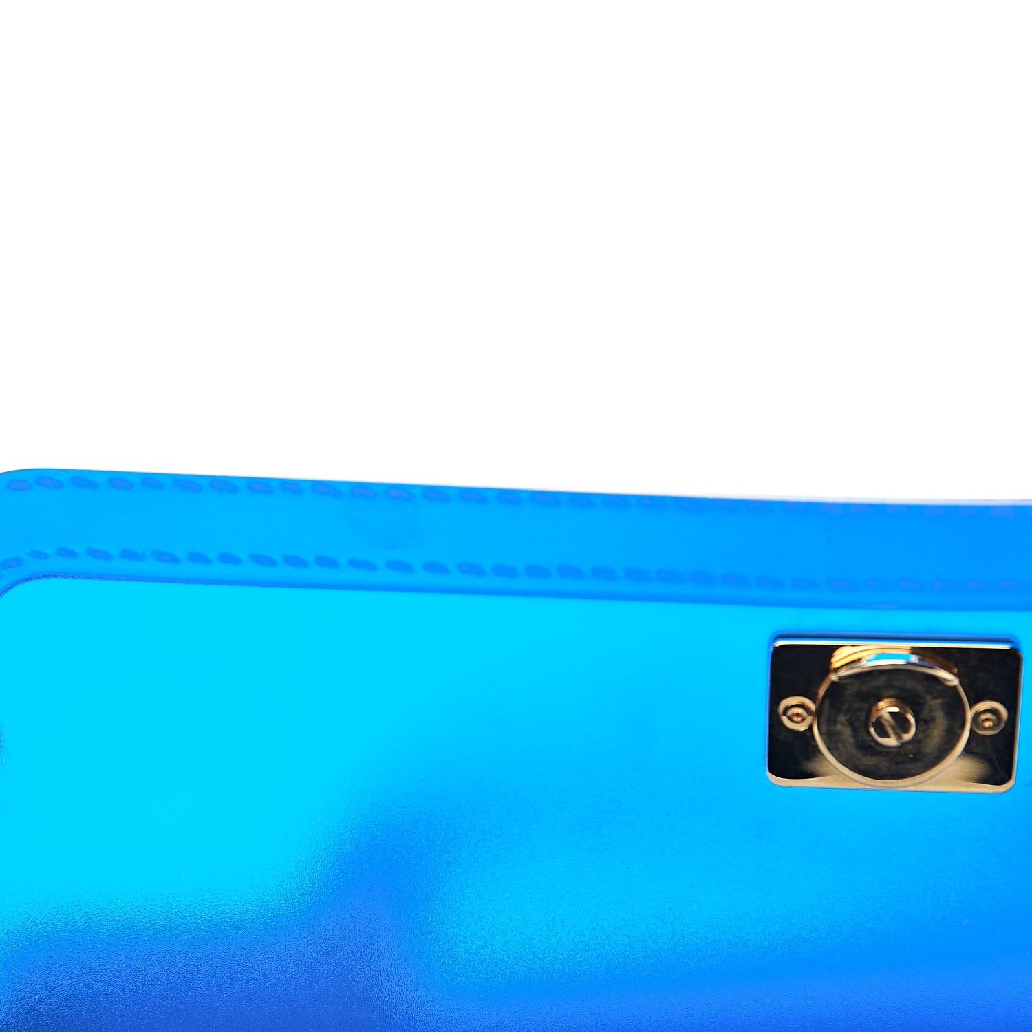 Dolce & Gabbana Rubber Semi Transparent Miss Sicily Satchel Blue 11 of 14