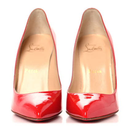 Christian Louboutin Patent Pigalle Follies 100 Pumps 37 Pavot 3 of 9