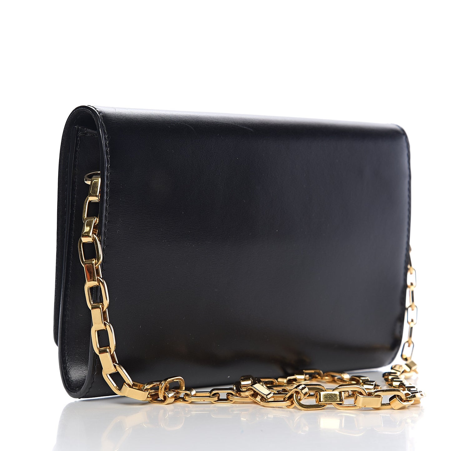 Calfskin Chain Louise MM Black