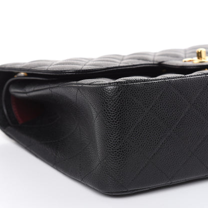 Chanel Caviar Quilted Jumbo Double Flap Black 8 of 10