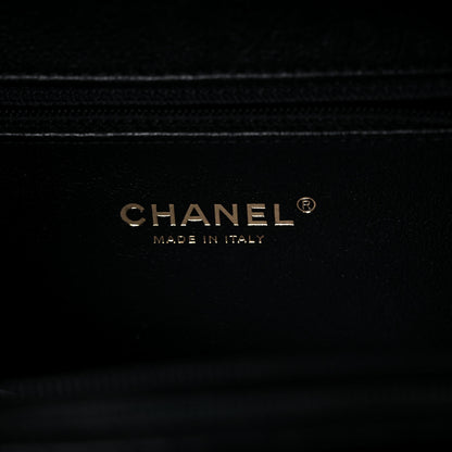 Chanel Caviar Quilted Medium CC Filigree Vanity Case Black 6 of 15