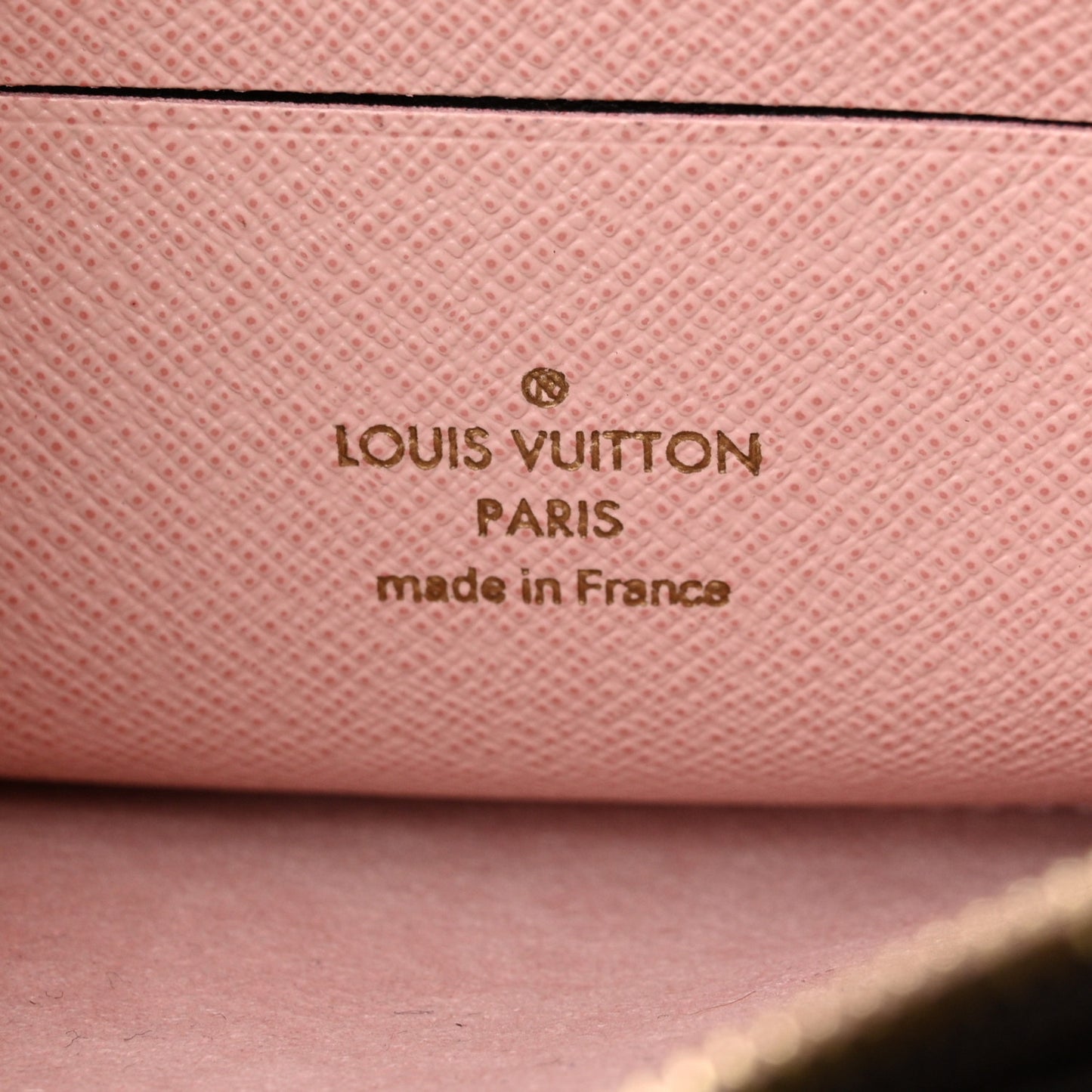 Monogram 2020 Christmas Animation Big Wheel Double Zip Pochette Rose Ballerine