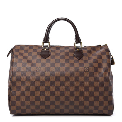 Louis Vuitton Damier Ebene Speedy 35 1 of 10