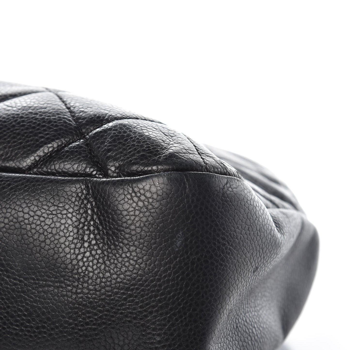 Caviar Quilted Timeless CC Soft Tote Black